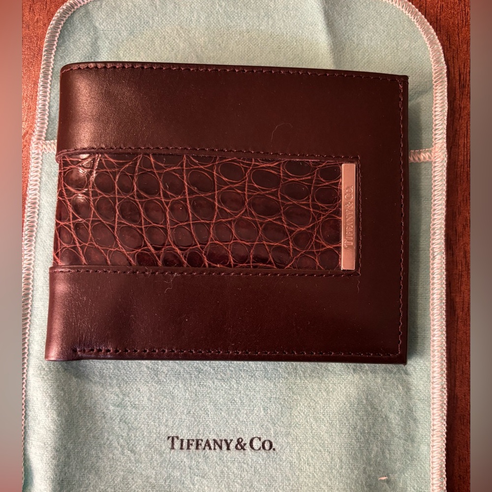 Tiffany & Co mens wallet NWOT